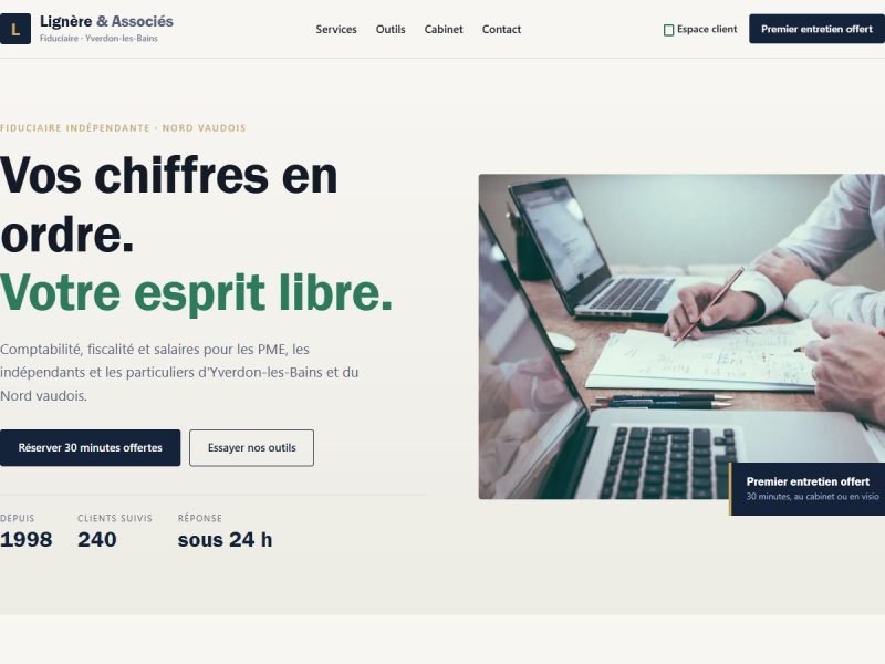 Lignère & Associés — fiduciaire à Yverdon-les-Bains